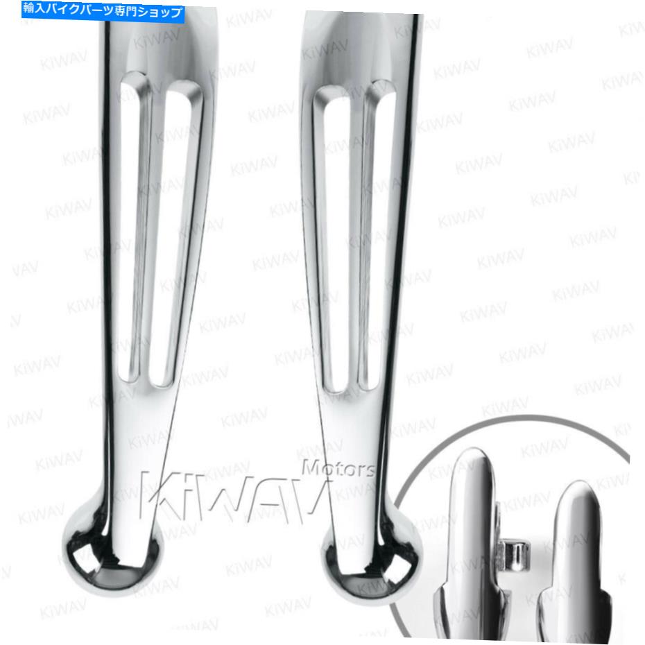 クロームパーツ Kiwav 2スロットクロームハンドコントロールレバーキットフィット2014ハーリーストリートグライドFLHX KiWAV 2-slot chrome hand control lever kit fits 2014 Harley Street Glide FLHX【並行輸入品】|Us Custom Parts Shop USDM