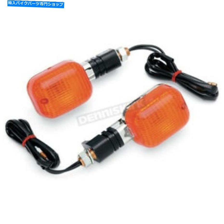 クロームパーツ K＆Sドットターンシグナル - クロムW /アンバーレンズ - 25-7002 K & S DOT Turn Signals - Chrome w/Amber Lens - 25-7002【並行輸入品】