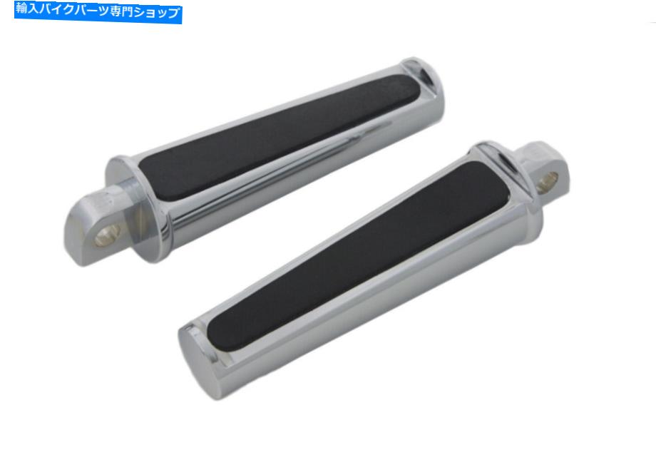 クロームパーツ クロムテーパービブラクッションペグフットペグセットハーレーダビッドソンフィット Chrome Taper Vibra Cushion Peg Footpeg Set fits Harley-Davidson【並行輸入品】|Us Custom Parts Shop USDM