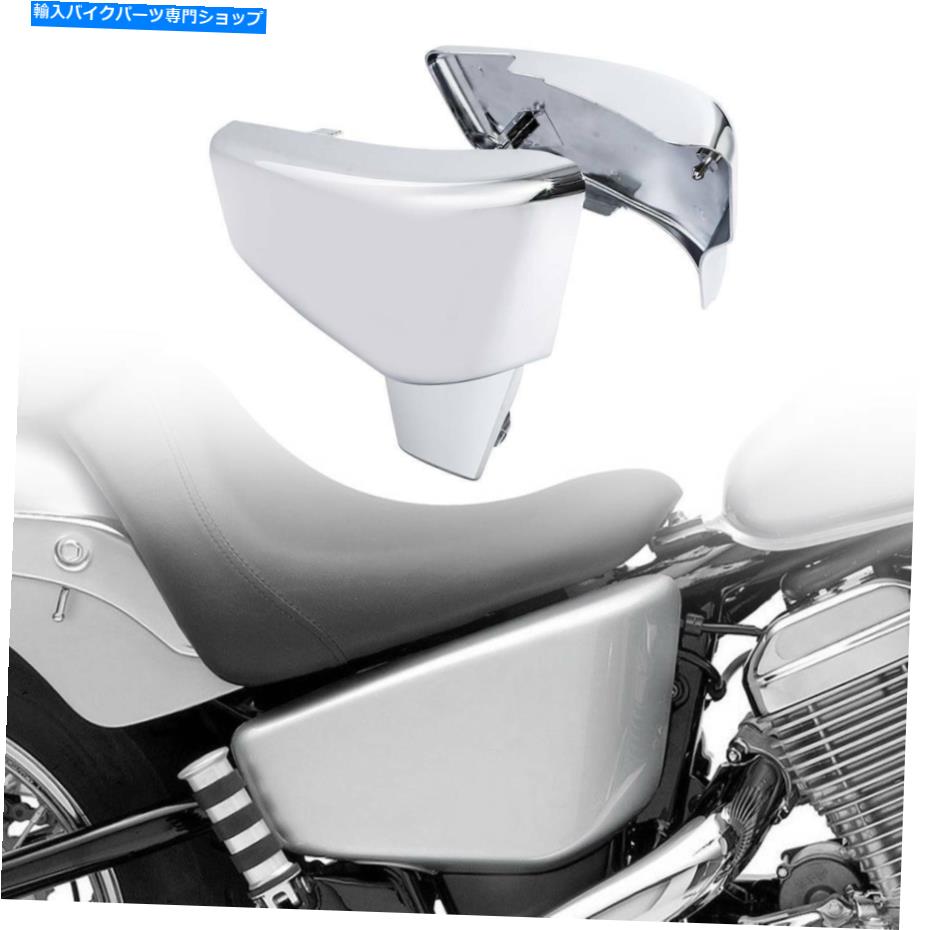 クロームパーツ Honda Shadow VLX 600 VT600C VT600CDデラックス1999-2007のためのABS電池側カバー ABS Battery Side Covers For Honda Shadow VLX 600 VT600C VT600CD Deluxe 1999-2007【並行輸入品】