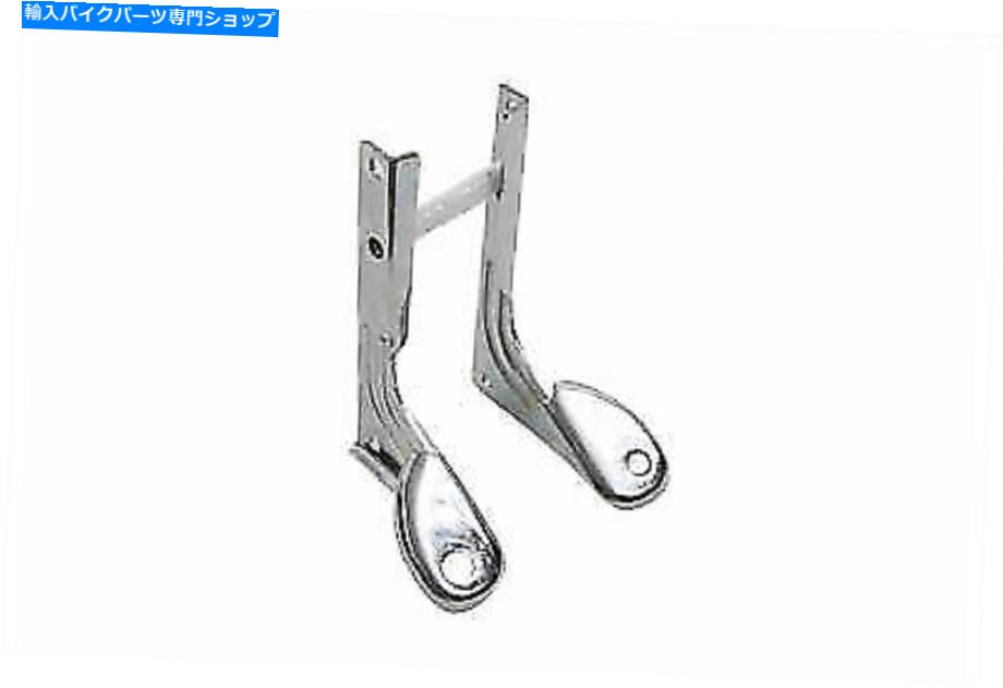 クロームパーツ V-Twinによるハーレーダビッドソン用フロントフォーク用クロムスポットランプブラケット Chrome Spotlamp Bracket For Front Fork for Harley Davidson by V-Twin【並行輸入品】