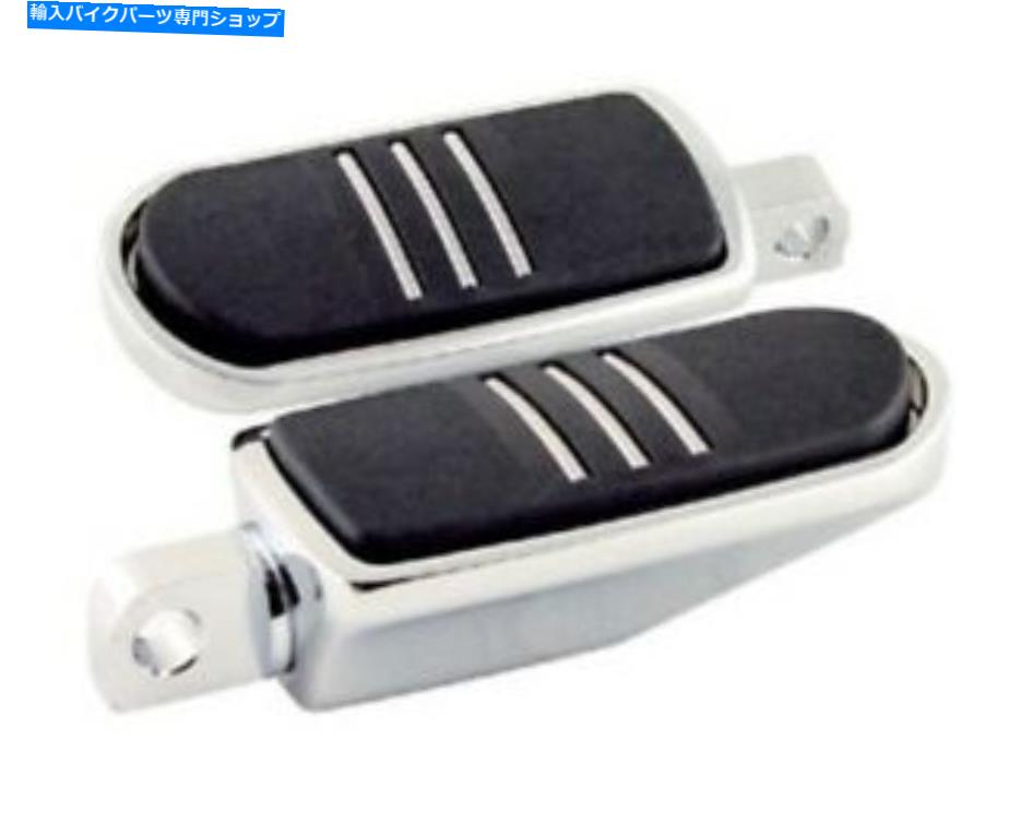 クロームパーツ Harley Touring Suphail Dyna SportsterのためのChrome Streamlinerスタイルの足のペグ Chrome Streamliner Style Foot Pegs for Harley Touring Softail Dyna Sportster【並行輸入品】