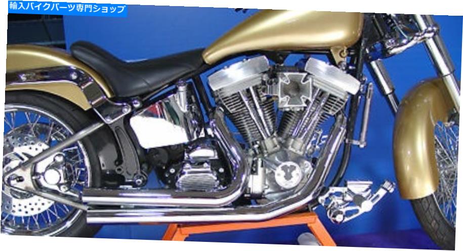 クロームパーツ Radii排気ドラッグパイプEVO TC88 SOFTAIL STD FXST 1984-2006ストレートカットクロム Radii Exhaust Drag Pipes EVO TC88 Softail STD FXST 1984-2006 Straight Cut Chrome【並行輸入品】