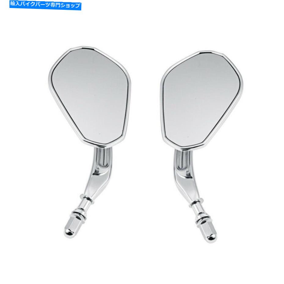 クロームパーツ Harley Davidson Street Glide FlhxツーリングのためのChromeオートバイのバックミラー Chrome Motorcycle Rearview Mirrors For Harley Davidson Street Glide FLHX Touring【並行輸入品】|Us Custom Parts Shop USDM