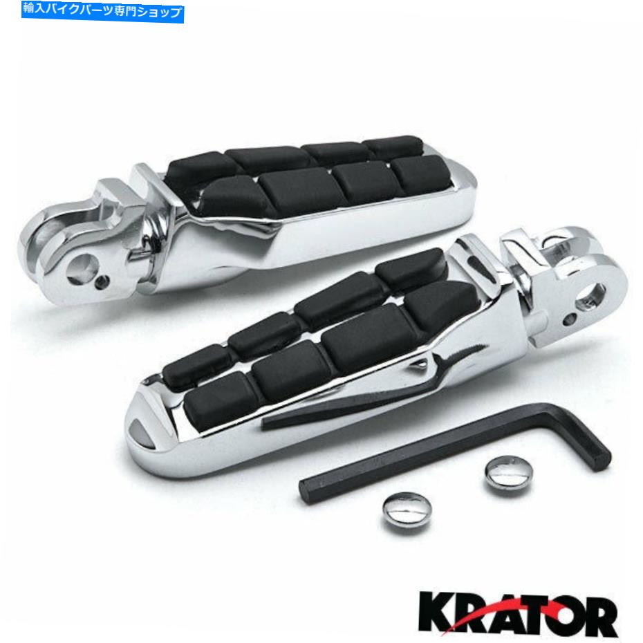 クロームパーツ TRIUMPHボンネビルT100 SEアメリカ墓石足PEGフットレストクロームセットL&R Triumph Bonneville T100 SE America Tombstone Foot Peg Footrests Chrome Set L & R【並行輸入品】|Us Custom Parts Shop USDM