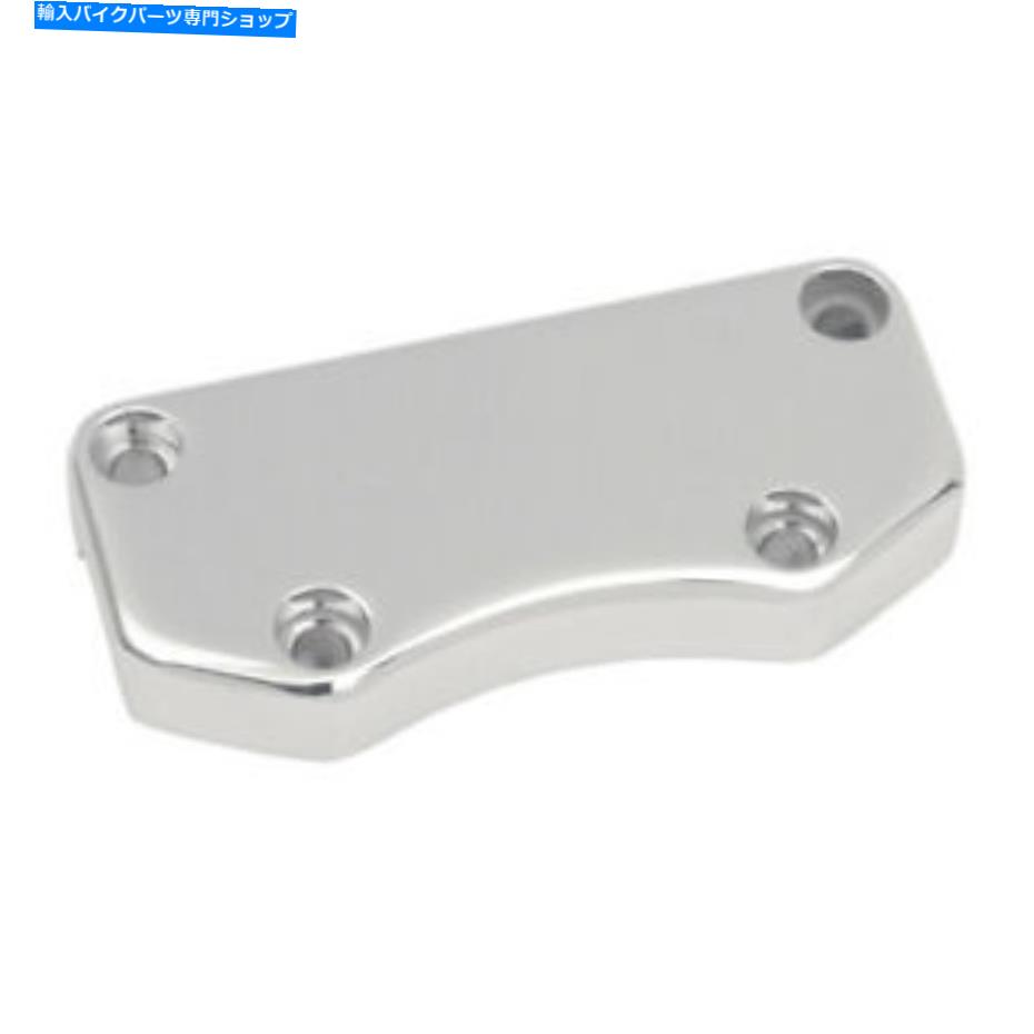 クロームパーツ Harley-Davidsonモデル用クロムスムーズ1ピースハンドルバーライザートップクランプ Chrome Smooth 1 Piece Handlebar Riser Top Clamp for Harley-Davidson models【並行輸入品】