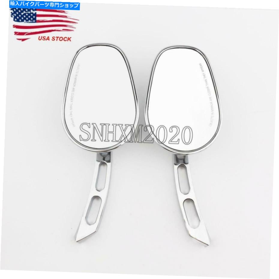 クロームパーツ ホンダシャドウエーススピリットエアロVT 750 VTX 1300 1800のための2ピースクロームサイドミラー 2pcs Chrome Side Mirrors For Honda Shadow ACE Spirit Aero VT 750 VTX 1300 1800【並行輸入品】|Us Custom Parts Shop USDM