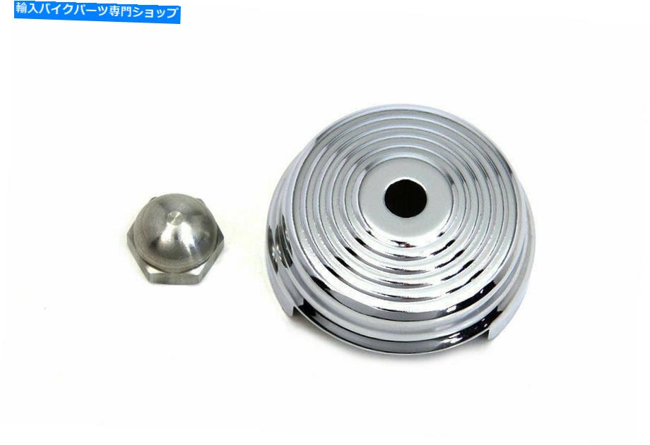 クロームパーツ Harley DavidsonによるクロームスプリングフォークダンパーカバーV-Twin Chrome Spring Fork Damper Cover for Harley Davidson by V-Twin【並行輸入品】