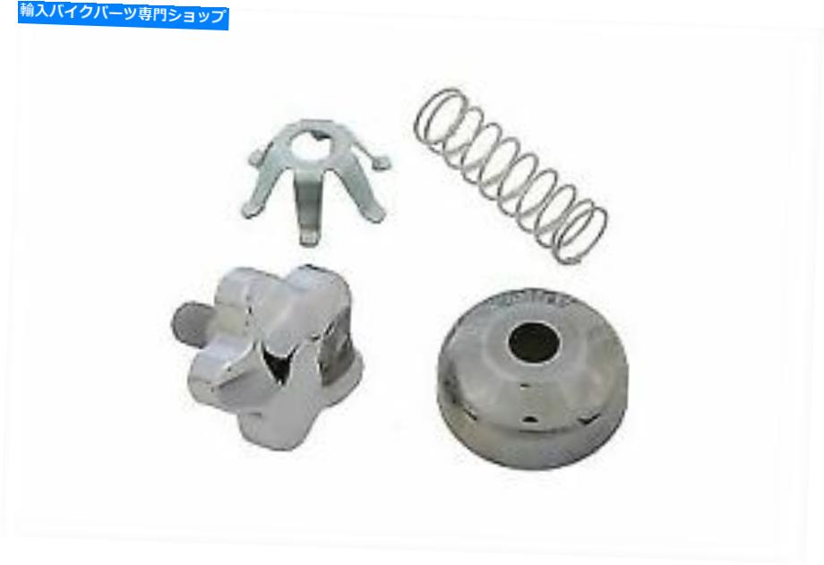 クロームパーツ Harley DavidsonによるクロムフォークステアリングダンパーノブキットV-Twin Chrome Fork Steering Damper Knob Kit for Harley Davidson by V-Twin【並行輸入品】