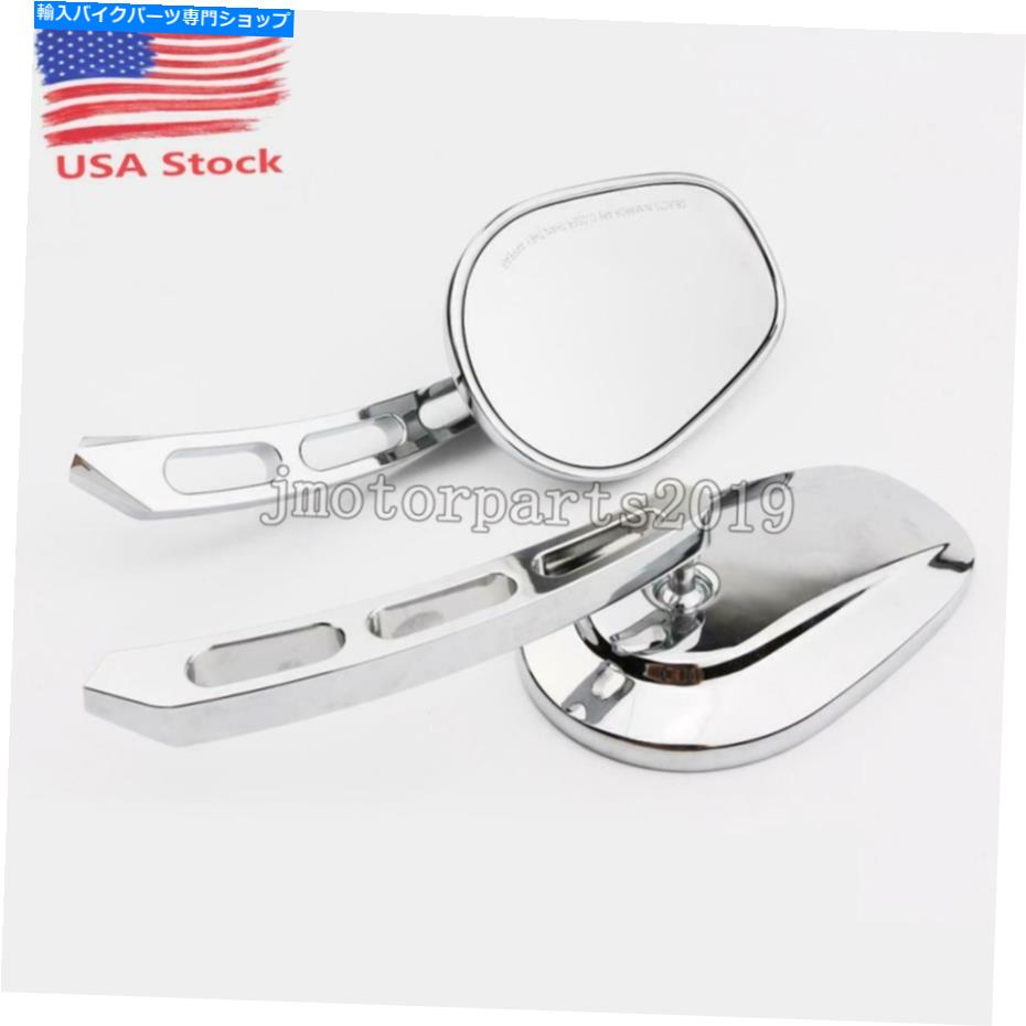 クロームパーツ Honda VTX1300 R C T VTX1800 C F N RレトロのためのオートバイクロムAuminumミラー Motorcycle Chrome Auminum Mirrors for Honda VTX1300 R C T VTX1800 C F N R RETRO【並行輸入品】