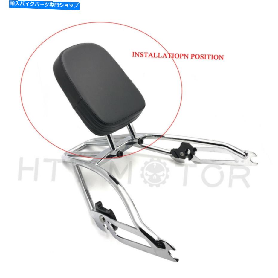 クロームパーツ Harley Street 500 750 XG500 XG750のためのクロムバックレストなしラゲッジラック15-17 Chrome Backrest NO Luggage Rack for Harley Street 500 750 XG500 XG750 15-17【並行輸入品】