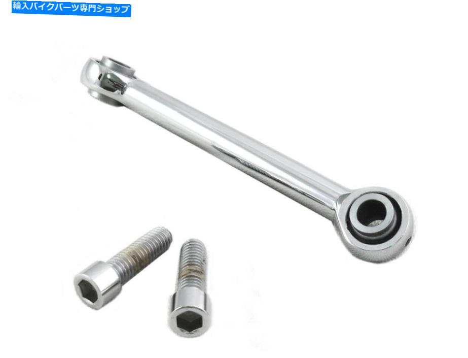 クロームパーツ クロムフロントエンジンマウントスタビライザーはハーレー - ダビッドソンにフィットします Chrome Front Engine Mount Stabilizer fits Harley-Davidson【並行輸入品】