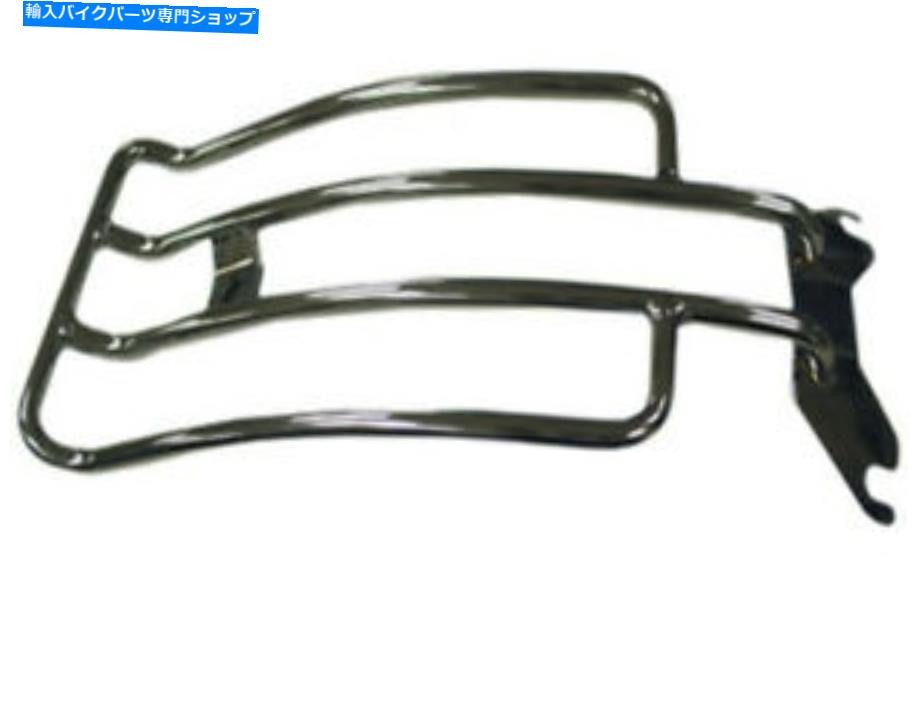 クロームパーツ Harley Davidson Fat Boy 2005のソロサートで荷物ラック LUGGAGE RACK FOR HARLEY DAVIDSON FAT BOY 2005 UP WITH SOLO SEAT【並行輸入品】
