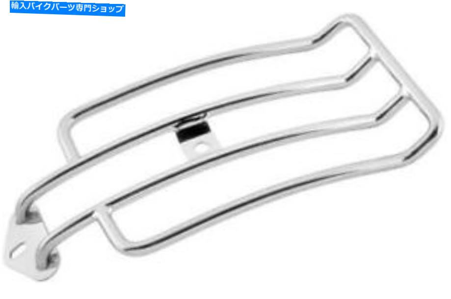 クロームパーツ ソロ席クロムのためのバイカーの選択ボブ付き荷物ラック＃301033ハーレーダビッドソン Biker's Choice Bobbed Luggage Rack For Solo Seats Chrome #301033 Harley Davidson【並行輸入品】