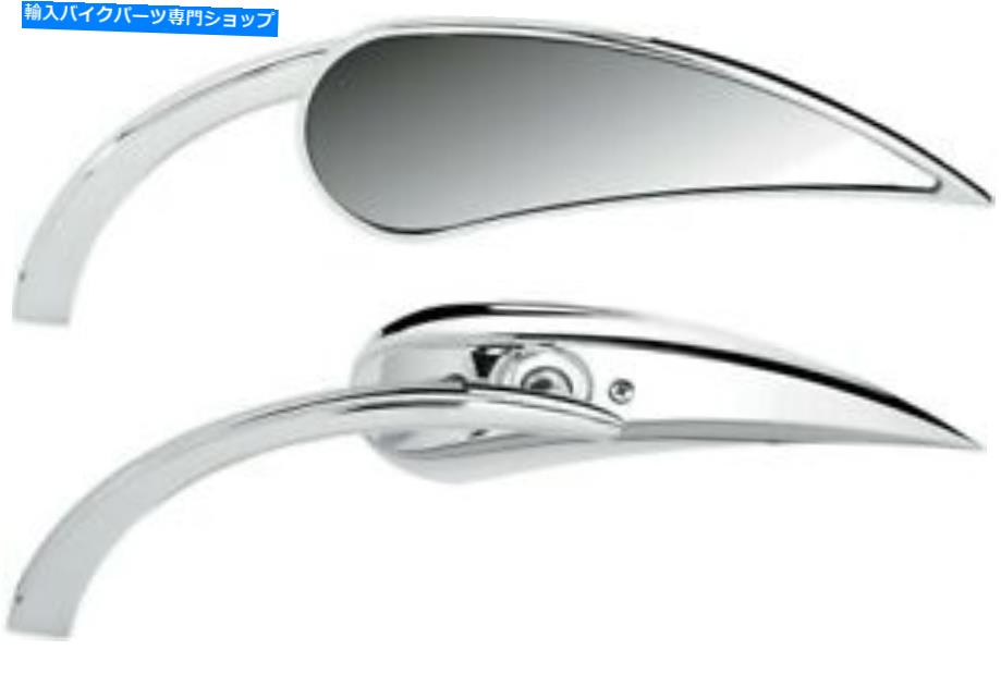 クロームパーツ Arlen Ness 13-410マイクロミラークロムRAD IIティアドロップ、左 Arlen Ness 13-410 Micro Mirrors Chrome RAD II Teardrop, Left【並行輸入品】