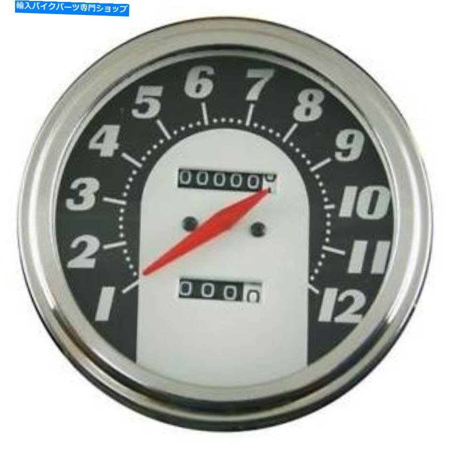 クロームパーツ FL 1947-1967&FX OEM 67127-73用Ultima Chromeメッキ2:1比率スピードメーター Ultima Chrome Plated 2:1 Ratio Speedometer For FL 1947-1967 & FX OEM 67127-73【並行輸入品】