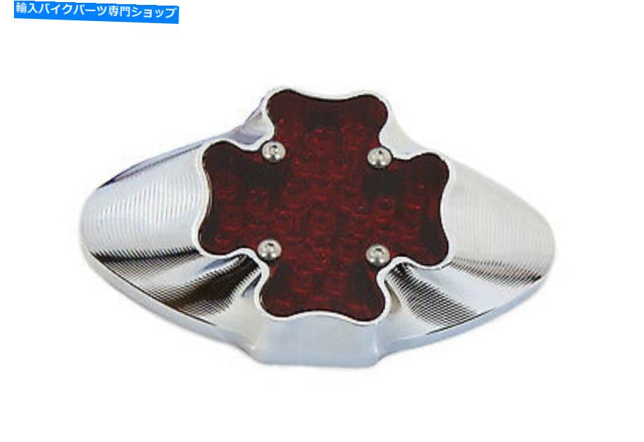 クロームパーツ マルタの楕円形のテールランプはハーレー - ダビッドソンにフィットします Maltese Oval Style Tail Lamp fits Harley-Davidson【並行輸入品】