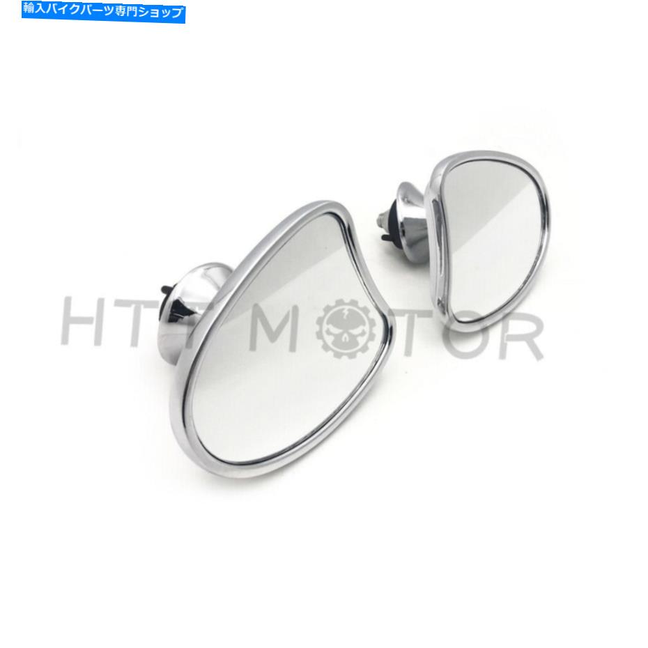 クロームパーツ Harley Street Glide 2014-2017のためのクロムインナーフェアリングマウントサイドリアミラー Chrome Inner Fairing Mount Side Rear Mirrors for Harley Street Glide 2014-2017【並行輸入品】