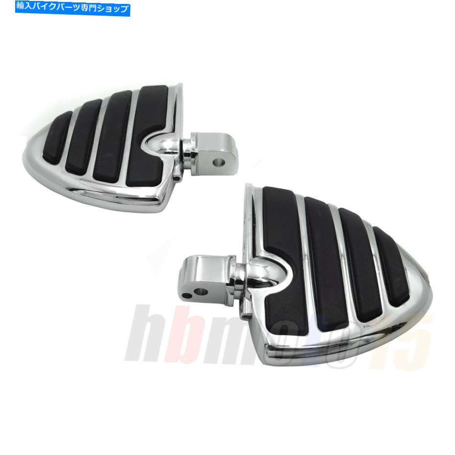 クロームパーツ 乗客2018+ソフトスリムFLSLブレイクアウトFXBR用クロームウィングミニフロアボード Chrome Wing Mini Floorboard For passenger 2018+ Softail Slim FLSL Breakout FXBR【並行輸入品】