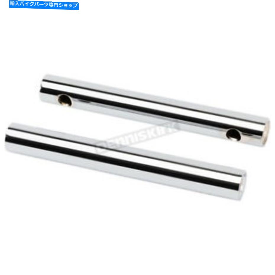 クロームパーツ La Choppers Chrome 8 In。Kage Fighterハンドルバーストレートライザー - LA-7335-08R LA Choppers Chrome 8 in. Kage Fighter Handlebar Straight Risers - LA-7335-08R【並行輸入品】