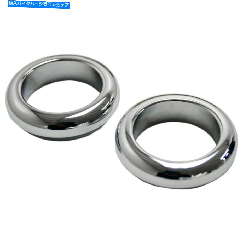 クロームパーツ La Choppersフォークダストカバー - 39 mm - クロム| LA-7503-39 LA Choppers Fork Dust Covers - 39 mm - Chrome | LA-7503-39【並行輸入品】