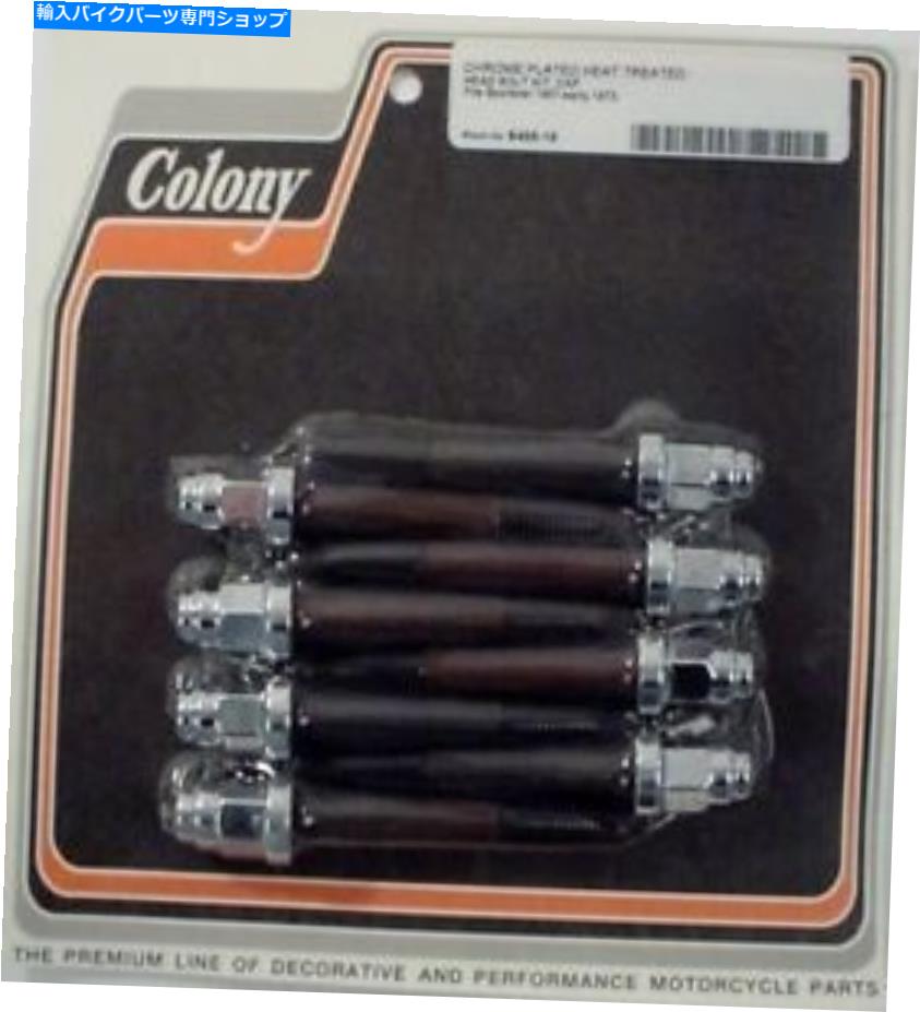 クロームパーツ クロームメッキヘッドボルトキットキャップハーレースポーツスター CHROME PLATED HEAD BOLT KIT CAP HARLEY SPORTSTER【並行輸入品】