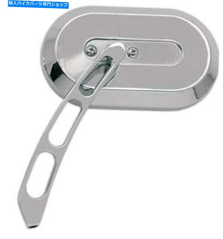 クロームパーツ DSラージオーバルミラーはクロムを残しました DS Large Oval Mirror Left Chrome【並行輸入品】