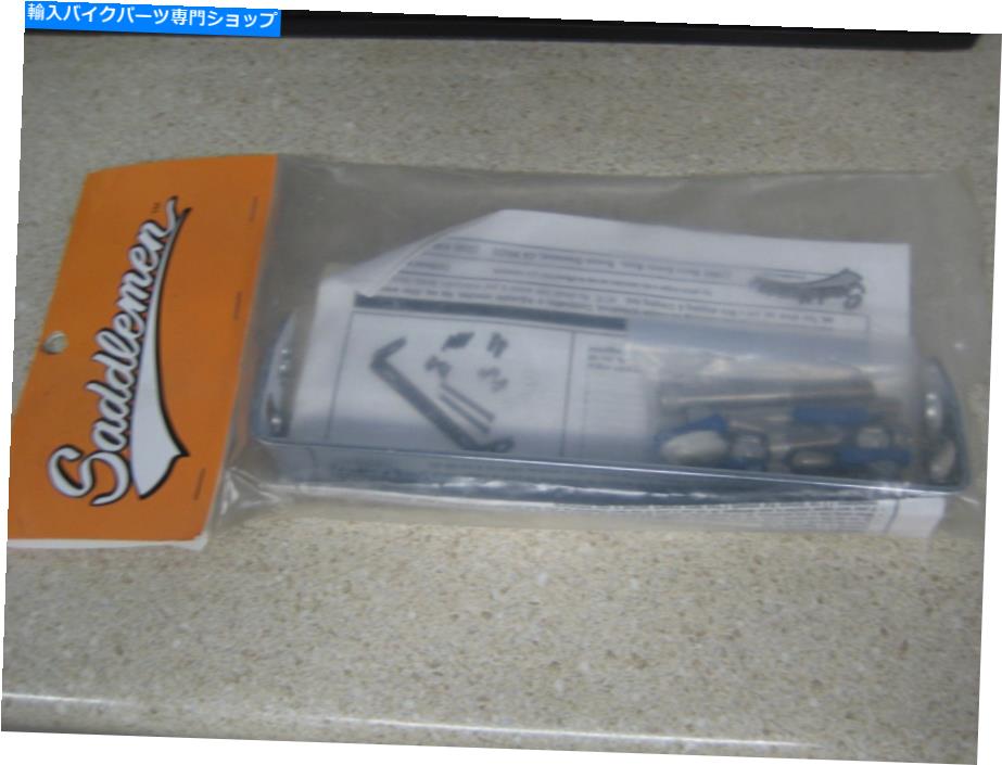クロームパーツ NOSサドルメンクロームターン信号RE-LOCATIONキットユニバーサルフィット2020-0423 NOS Saddlemen Chrome Turn Signal Re-Location Kit Universal Fit 2020-0423【並行輸入品】