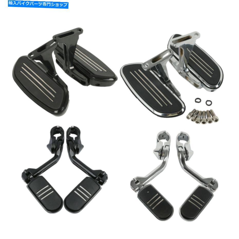 クロームパーツ リアロームボードキット1-1 / 4 ''ハーレーツーリング93-2021 Pegstreamliner Rear Floorboard Kit 1-1/4'' Foot Pegs For Harley Touring 93-2021 Pegstreamliner【並行輸入品】