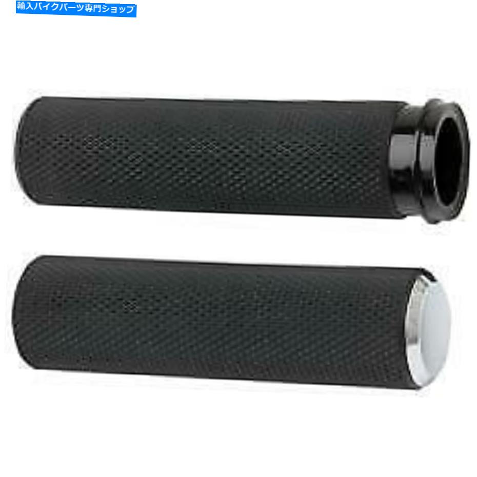 クロームパーツ Arlen Ness knurled fusionグリップクロム＃07-326ハーレーダビッドソン Arlen Ness Knurled Fusion Grips Chrome #07-326 Harley Davidson【並行輸入品】