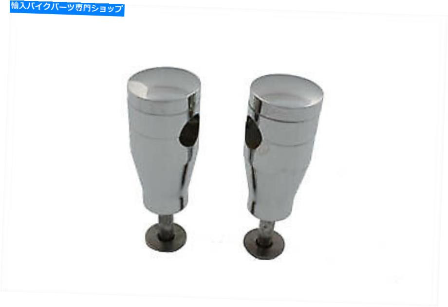 クロームパーツ Chrome 3 Riser Set Harley-Davidsonにフィット Chrome 3 Riser Set fits Harley-Davidson【並行輸入品】