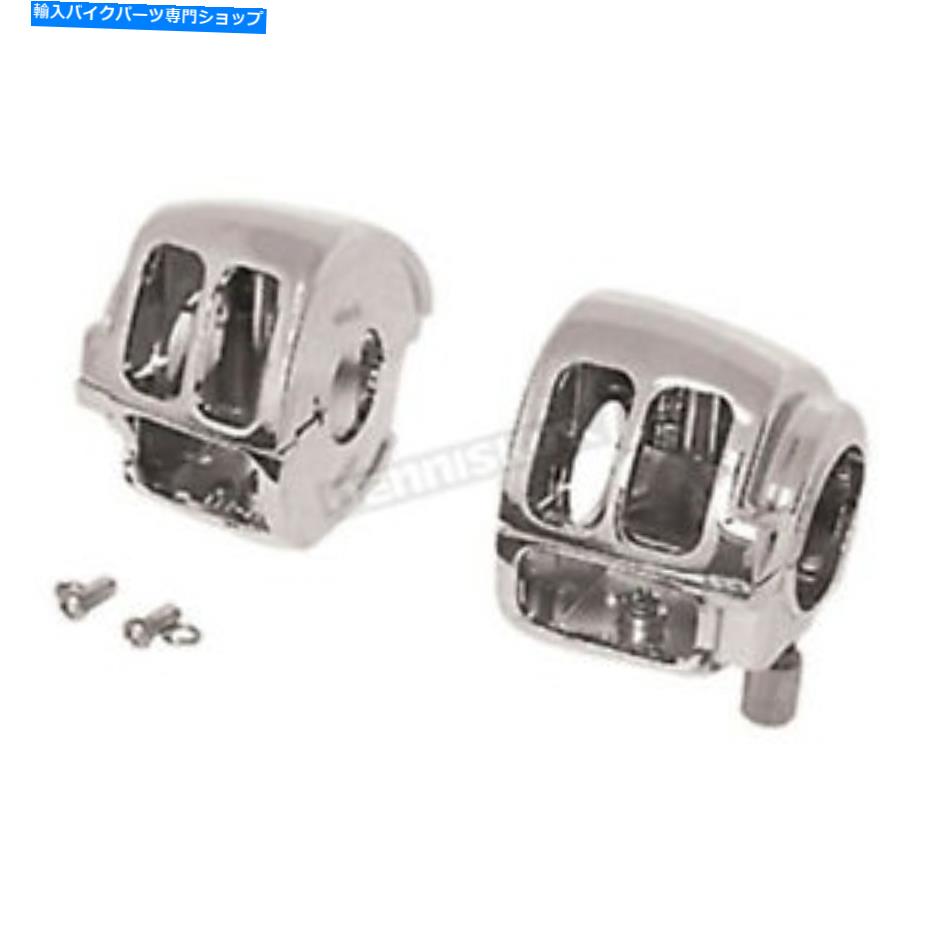 クロームパーツ V因子クロムハンドルバースイッチハウジングW / Oスイッチ - 13336 V-Factor Chrome Handlebar Switch Housing w/o Switches - 13336【並行輸入品】