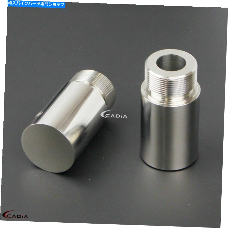 クロームパーツ Harley Dyna Glide FXD Sportster XLのためのChromeオートバイフォークチューブ2インチ延長 Chrome Motorcycle Fork Tube 2in Extension For Harley Dyna Glide FXD Sportster XL【並行輸入品】