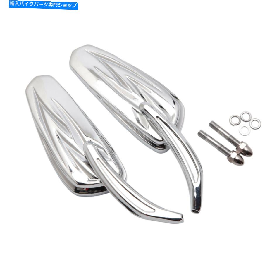 クロームパーツ Harley Davidson Street Glide Special Flhxsのためのクロムテーパーリアビューミラー Chrome Tapered Rear View Mirrors For Harley Davidson Street Glide Special FLHXS【並行輸入品】