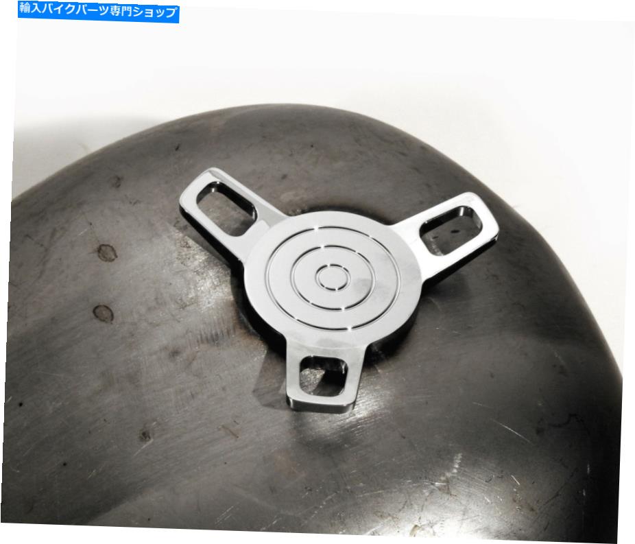クロームパーツ 3ウィングクロームスピナースクリューインガスキャップベントOEM 1996-13ハーレーチョッパーボバー 3-WING CHROME SPINNER SCREW-IN GAS CAP VENTED OEM 1996-13 HARLEY CHOPPER BOBBER【並行輸入品】