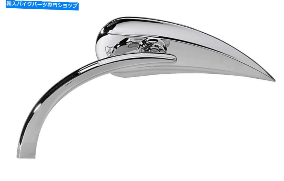 クロームパーツ Arlen Ness Micro Chrome Rad IIティアドロップ左サイドミラーハーレーまたはそれぞれメトリック Arlen Ness Micro Chrome RAD II Teardrop Left Side Mirror Harley or Metric EACH【並行輸入品】