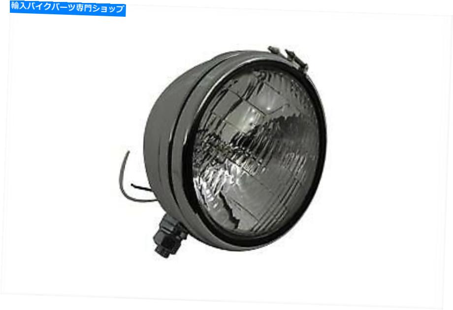 クロームパーツ レプリカ5-3 / 4ラウンドクロームヘッドランプフィットハーレーダビッドソン Replica 5-3/4 Round Chrome Headlamp fits Harley-Davidson【並行輸入品】