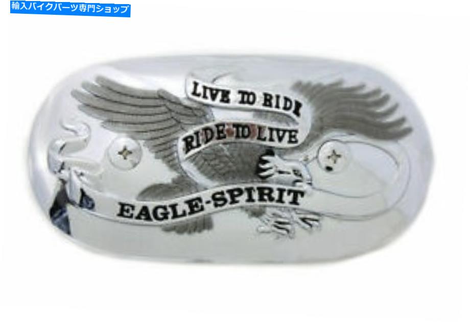 クロームパーツ v-twinによるハーレーダビッドソンのためのイーグルスピリットオーバルクロームエアクリーナーインサート Eagle Spirit Oval Chrome Air Cleaner Insert for Harley Davidson by V-Twin【並行輸入品】