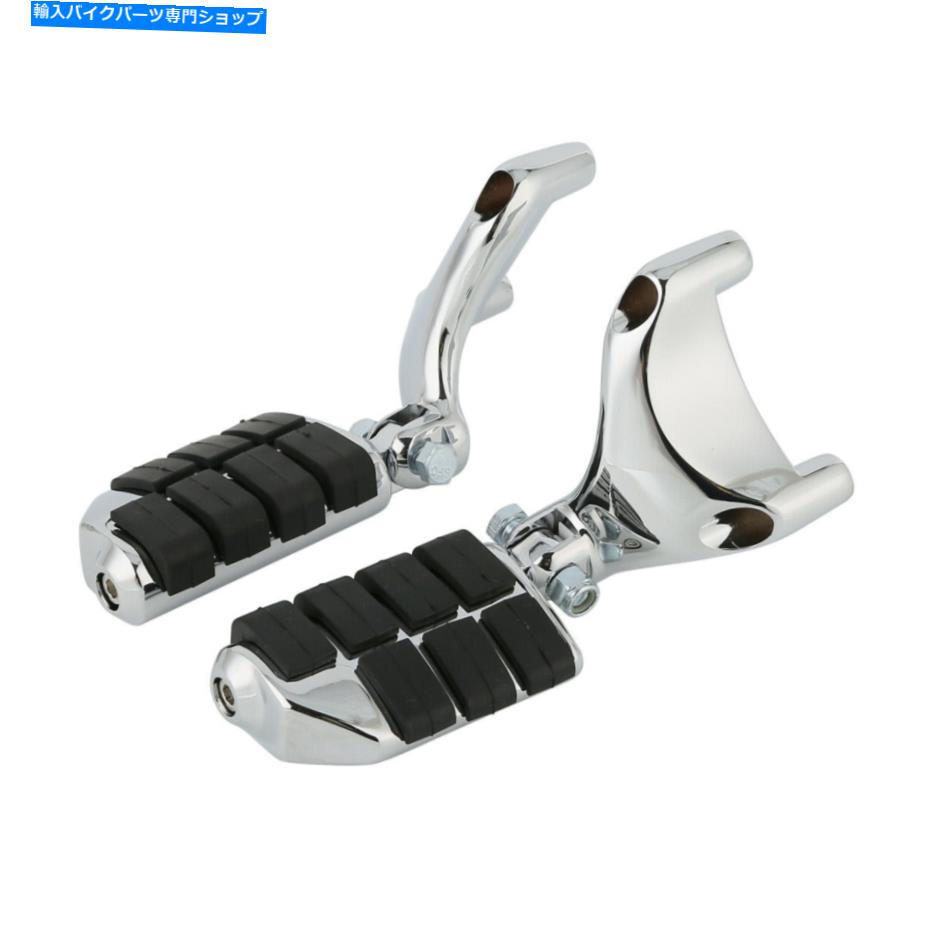 クロームパーツ Chrome旅客フットペッグストレートコンテンポットフットポケットバーチョーXLスーパースター04-13用品 - オリジナルのタイトルを表示 Chrome Passenger Footpegs レストマウントブラケット ハーレー XL スポーツスター 04-13用- show original 【並行輸入品】