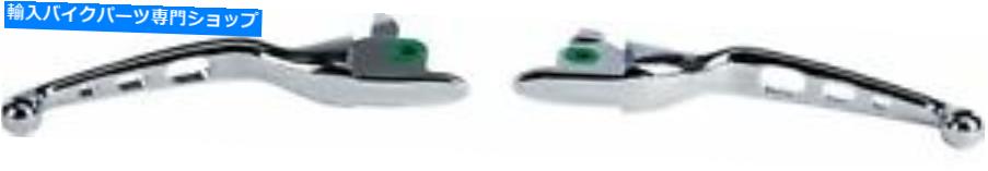 クロームパーツ ハードドライブ053888トライホールレバーセット、クロム HardDrive 053888 Tri-Hole Lever Set, Chrome【並行輸入品】