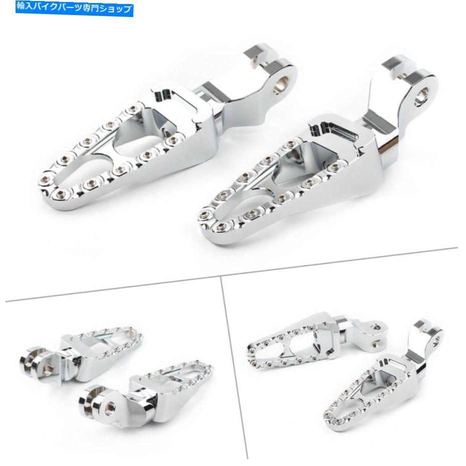クロームパーツ リアクロームフットペグのフットレストfor Triumph Bonneville T100 02-13 Bonneville SE Rear Chrome Foot Pegs Footrests FOR Triumph Bonneville T100 02-13 Bonneville SE【並行輸入品】