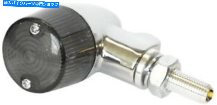 クロームパーツ K＆S LED弾丸マーカーライトS / F 35mmクロームアンバー/スモークレンズ K&S LED Bullet Marker Light S/F 35mm Chrome Amber/Smoke Lens【並行輸入品】