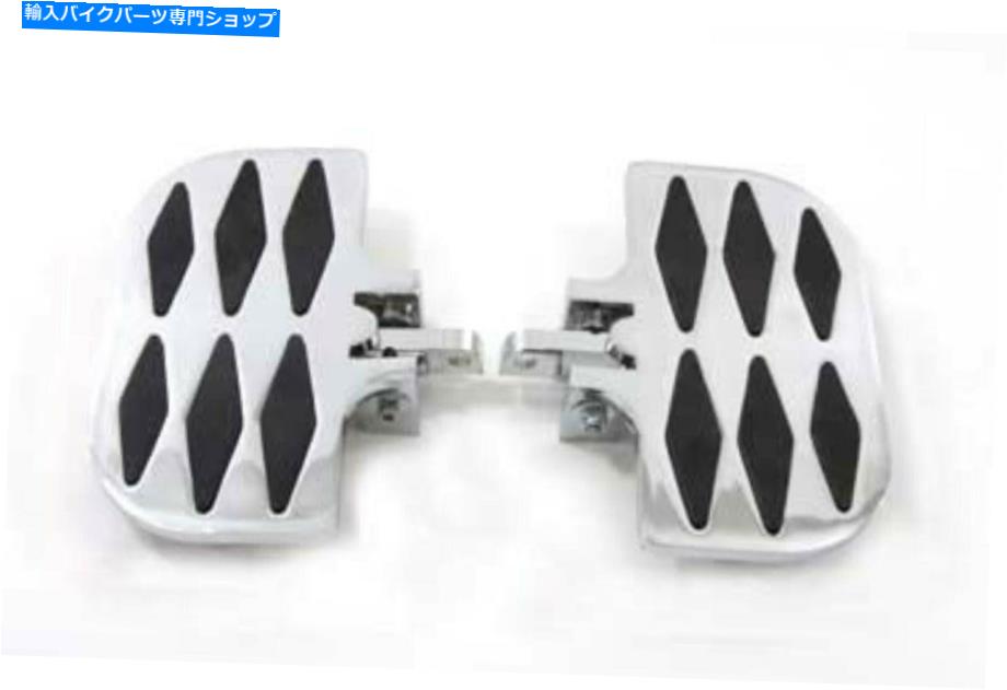 クロームパーツ Harley Sportster Dynaのためのクロムダイヤモンドミニ男性マウントの乗客の床板 Chrome Diamond Mini Male Mount Passenger Floorboards for Harley Sportster Dyna【並行輸入品】