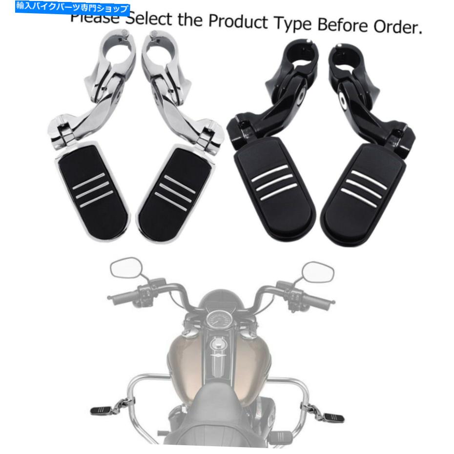 クロームパーツ ソフトスポーティスターエレクトラロードグライドインドのためのオートバイハイウェイペグの足ペグ Motorcycle Highway Pegs Foot Peg for Softail Sportster Electra Road Glide Indian【並行輸入品】