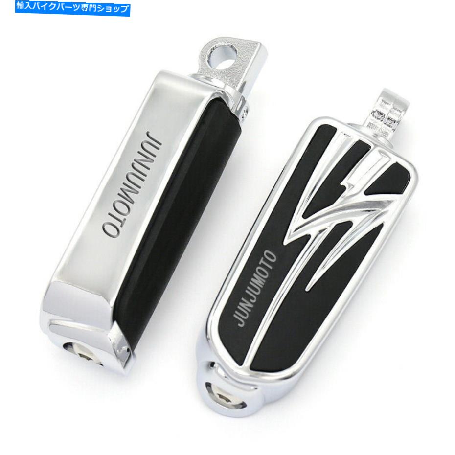 クロームパーツ Junjumoto Harley Suspeail Tri Glide Ultra Classic 2000-20用プットハット・セット・ - オリジナルのタイトルを表示 JUNJUMOTO Harley Softail Tri Glide Ultra Classic 2000-20用 フットペグ フットペグ- show original title【並行輸入品】