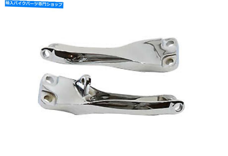 クロームパーツ Chrome旅客フットペッグマウントセットはハーレー - ダビッドソンにフィットフィット Chrome Passenger Footpeg Mount Set fits Harley-Davidson【並行輸入品】