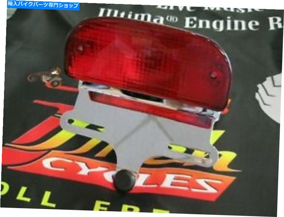 クロームパーツ FXWG 1980年のためのTaillight＆Bracket KitのChromeメッキ Chrome Plated Custom Fat Bob Style Taillight & Bracket Kit for FXWG 1980 & Later【並行輸入品】