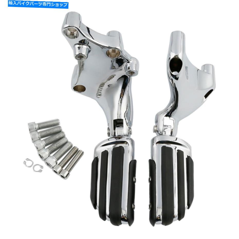 クロームパーツ ハーリースポーツスターXL883 1200 2014-2020 Chromeのための乗客フットレストペグマウント Passenger Footrest Pegs Mount For Harley Sportster XL883 1200 2014-2020 Chrome【並行輸入品】