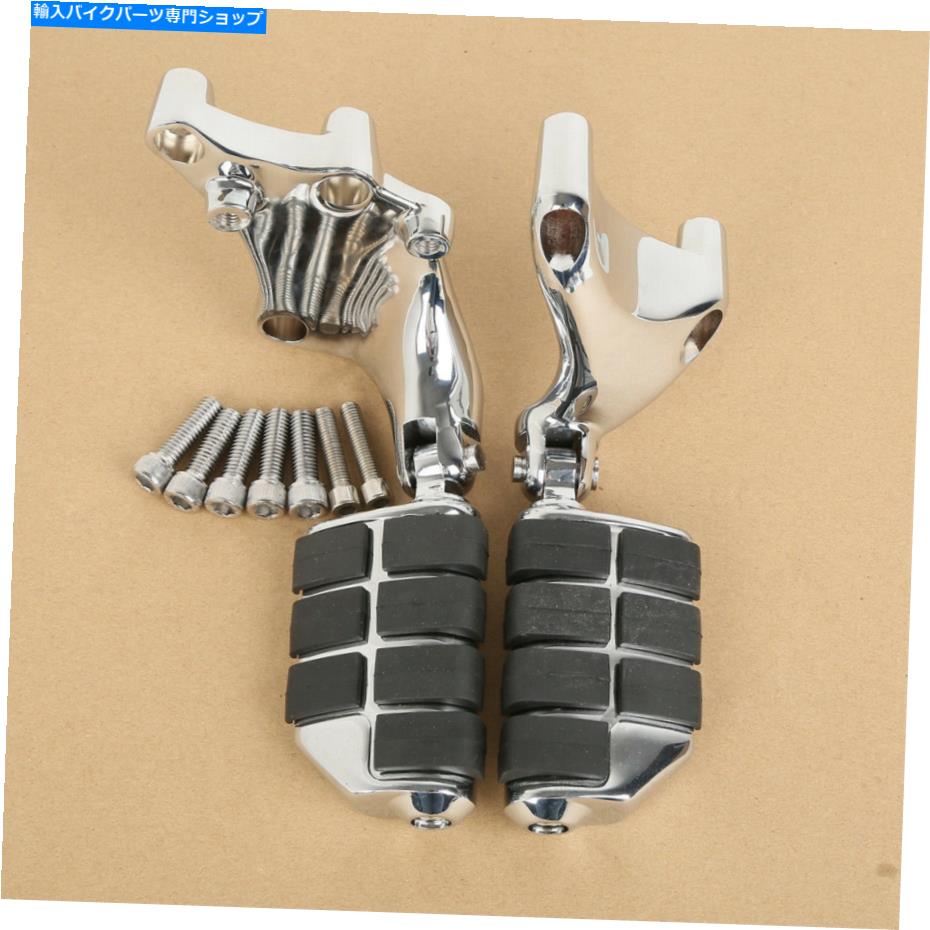 クロームパーツ Chrome Lion Paw Footpeg RestブラケットフィットハーレースポーツスターXL 1200 14-21 2019 Chrome Lion Paw Footpeg Rest Bracket Fit For Harley Sportster XL 1200 14-21 2019【並行輸入品】