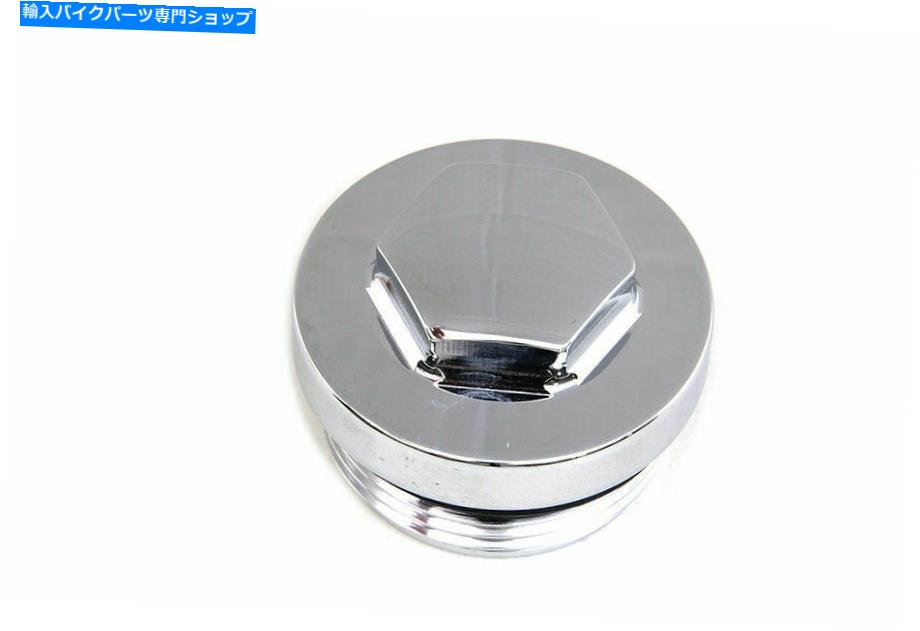 クロームパーツ V-Twinによるハーレーダビッドソン用クロムプライマリカバーフィラーキャップ Chrome Primary Cover Filler Cap for Harley Davidson by V-Twin【並行輸入品】